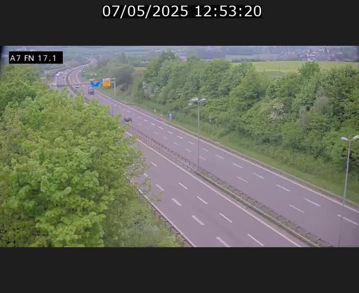 Caméra trafic Luxembourg - A7, Merscherbierg direction Mersch