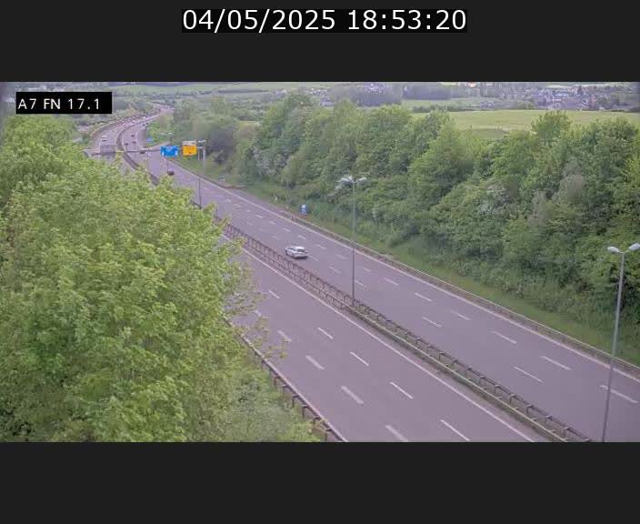 Caméra trafic Luxembourg - A7, Merscherbierg direction Mersch