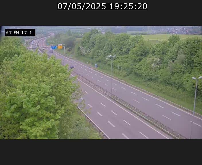 Caméra trafic Luxembourg - A7, Merscherbierg direction Mersch