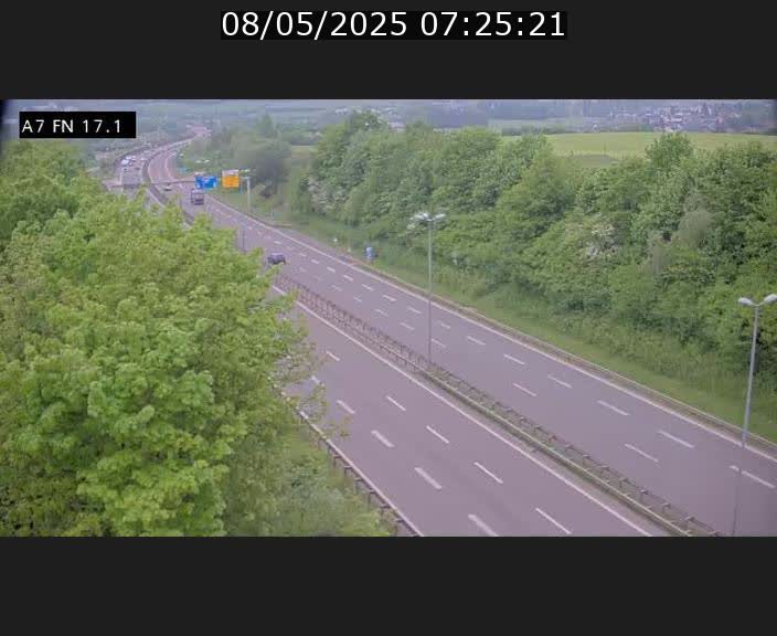 Caméra trafic Luxembourg - A7, Merscherbierg direction Mersch