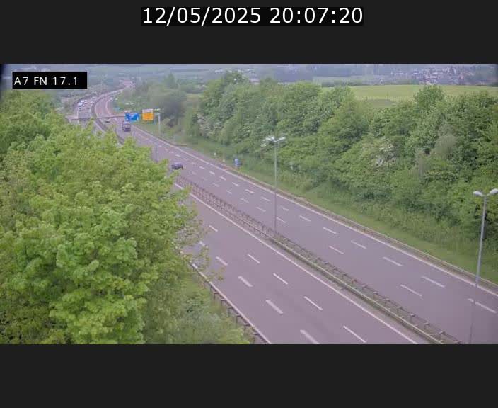 Caméra trafic Luxembourg - A7, Merscherbierg direction Mersch