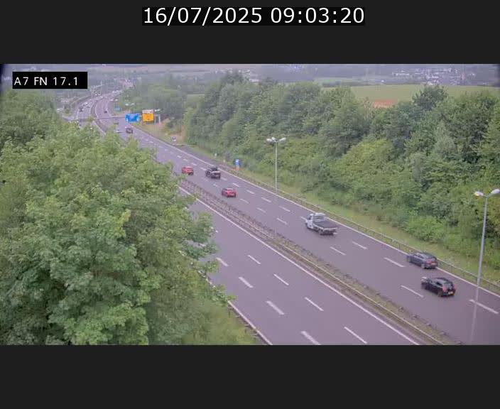 Caméra trafic Luxembourg - A7, Merscherbierg direction Mersch