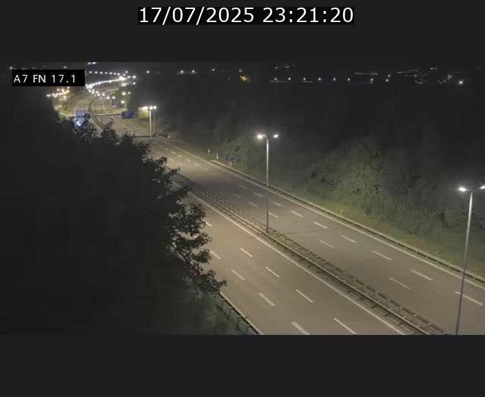 Caméra trafic Luxembourg - A7, Merscherbierg direction Mersch