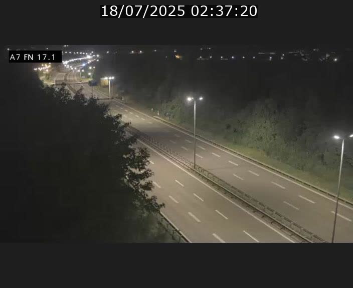 Caméra trafic Luxembourg - A7, Merscherbierg direction Mersch
