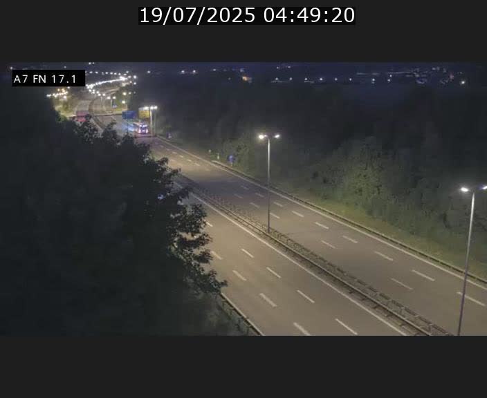 Caméra trafic Luxembourg - A7, Merscherbierg direction Mersch