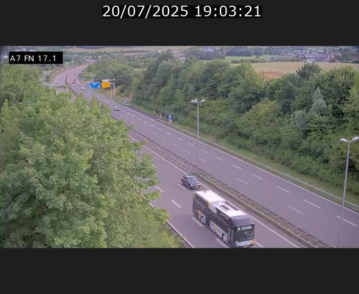 Caméra trafic Luxembourg - A7, Merscherbierg direction Mersch