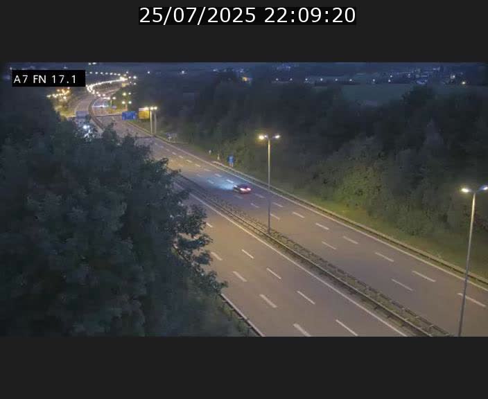 Caméra trafic Luxembourg - A7, Merscherbierg direction Mersch