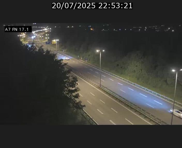 Caméra trafic Luxembourg - A7, Merscherbierg direction Mersch