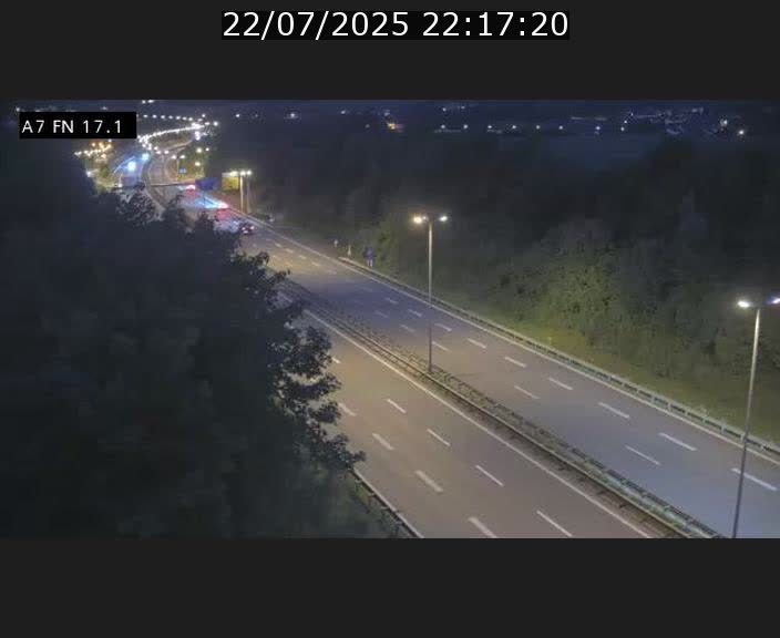 Caméra trafic Luxembourg - A7, Merscherbierg direction Mersch