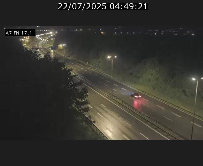 Caméra trafic Luxembourg - A7, Merscherbierg direction Mersch