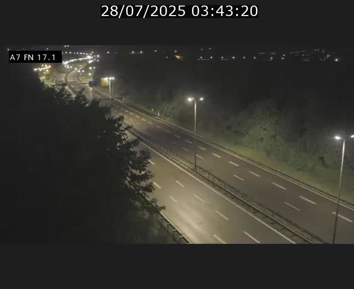 Caméra trafic Luxembourg - A7, Merscherbierg direction Mersch