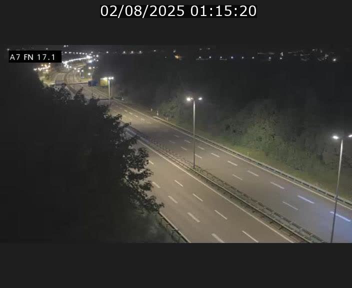 Caméra trafic Luxembourg - A7, Merscherbierg direction Mersch