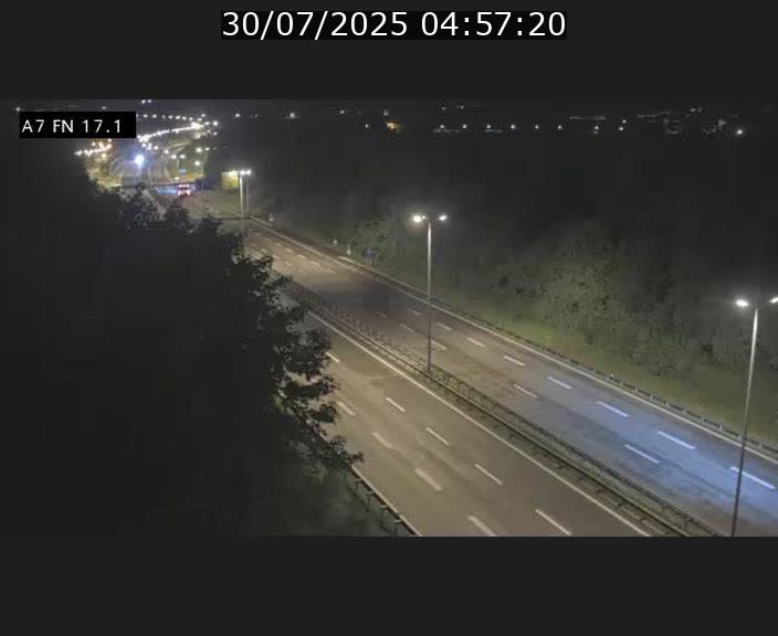 Caméra trafic Luxembourg - A7, Merscherbierg direction Mersch