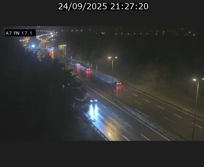 Caméra trafic Luxembourg - A7, Merscherbierg direction Mersch