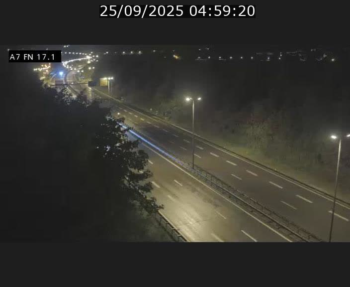 Caméra trafic Luxembourg - A7, Merscherbierg direction Mersch