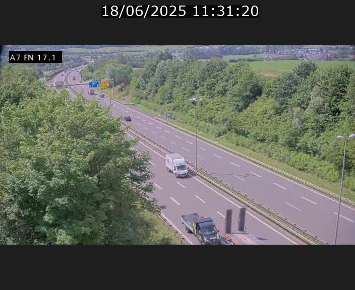 <h2>Caméra trafic Luxembourg - A7, Merscherbierg direction Mersch</h2>