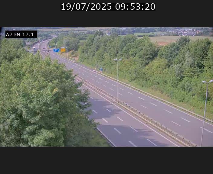 <h2>Caméra trafic Luxembourg - A7, Merscherbierg direction Mersch</h2>