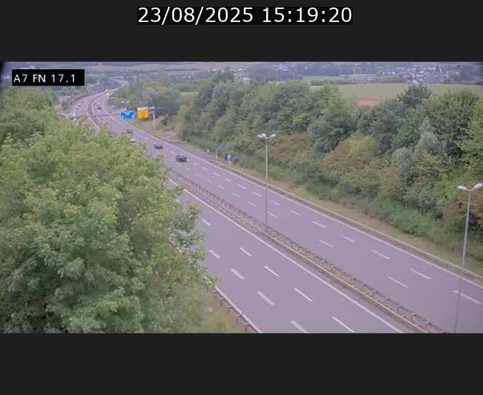 <h2>Caméra trafic Luxembourg - A7, Merscherbierg direction Mersch</h2>