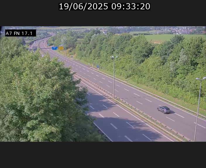 <h2>Caméra trafic Luxembourg - A7, Merscherbierg direction Mersch</h2>