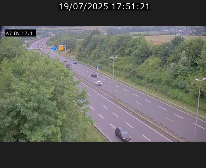 <h2>Caméra trafic Luxembourg - A7, Merscherbierg direction Mersch</h2>