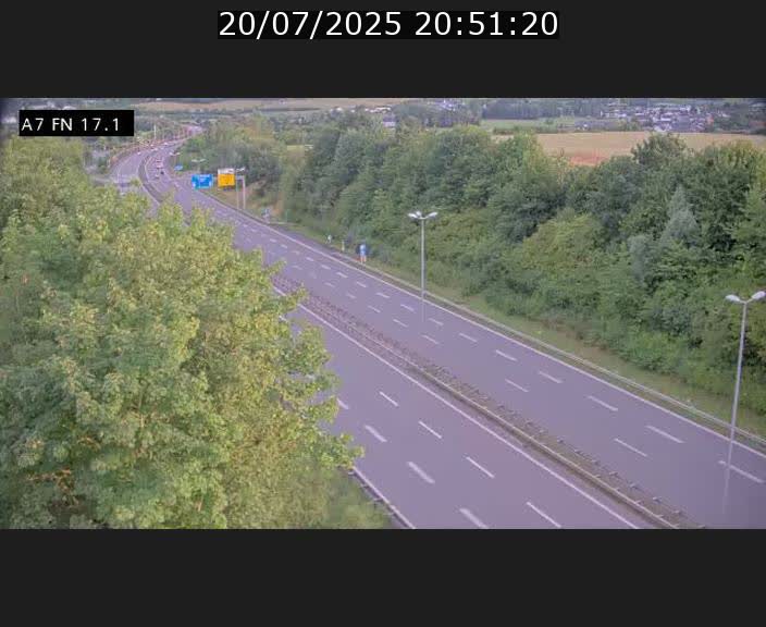 <h2>Caméra trafic Luxembourg - A7, Merscherbierg direction Mersch</h2>