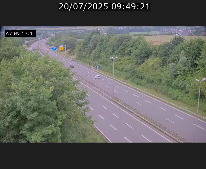 <h2>Caméra trafic Luxembourg - A7, Merscherbierg direction Mersch</h2>