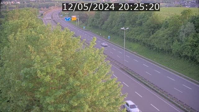 Caméra trafic Luxembourg - A7, Merscherbierg direction Mersch