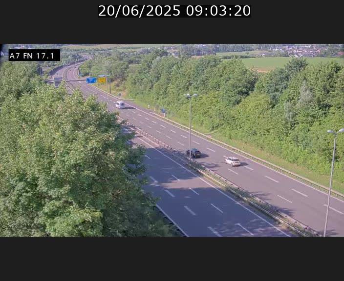 <h2>Caméra trafic Luxembourg - A7, Merscherbierg direction Mersch</h2>