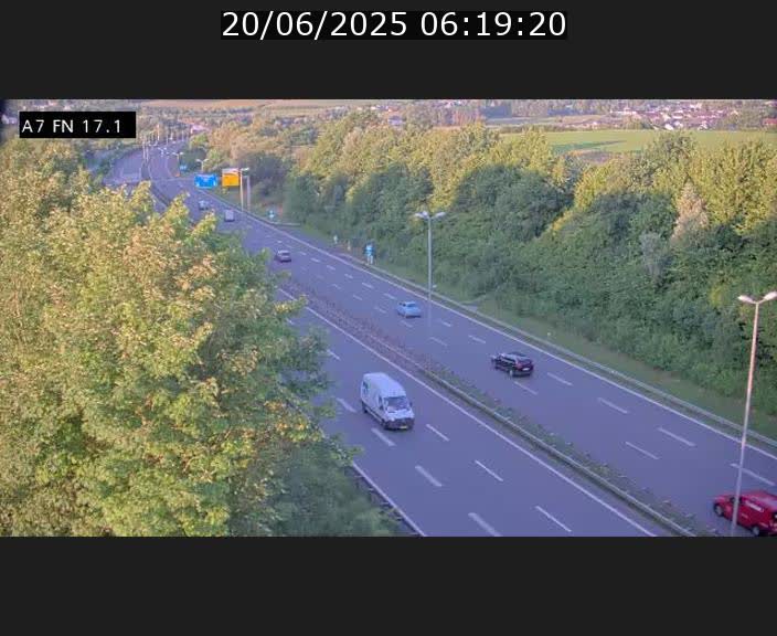 <h2>Caméra trafic Luxembourg - A7, Merscherbierg direction Mersch</h2>