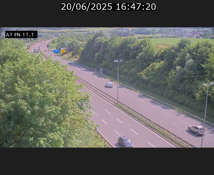 <h2>Caméra trafic Luxembourg - A7, Merscherbierg direction Mersch</h2>