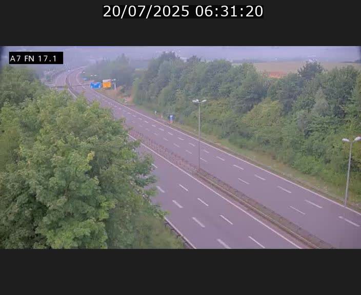 <h2>Caméra trafic Luxembourg - A7, Merscherbierg direction Mersch</h2>