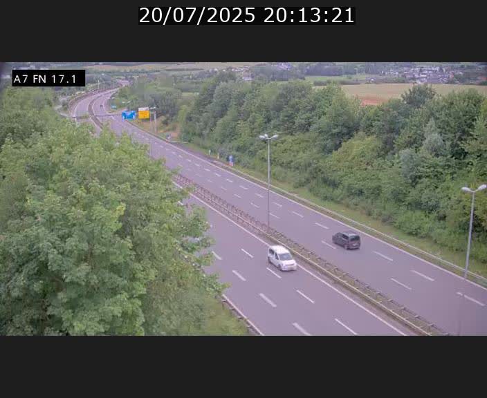 <h2>Caméra trafic Luxembourg - A7, Merscherbierg direction Mersch</h2>