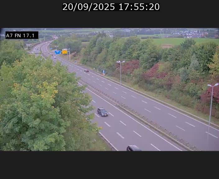 <h2>Caméra trafic Luxembourg - A7, Merscherbierg direction Mersch</h2>