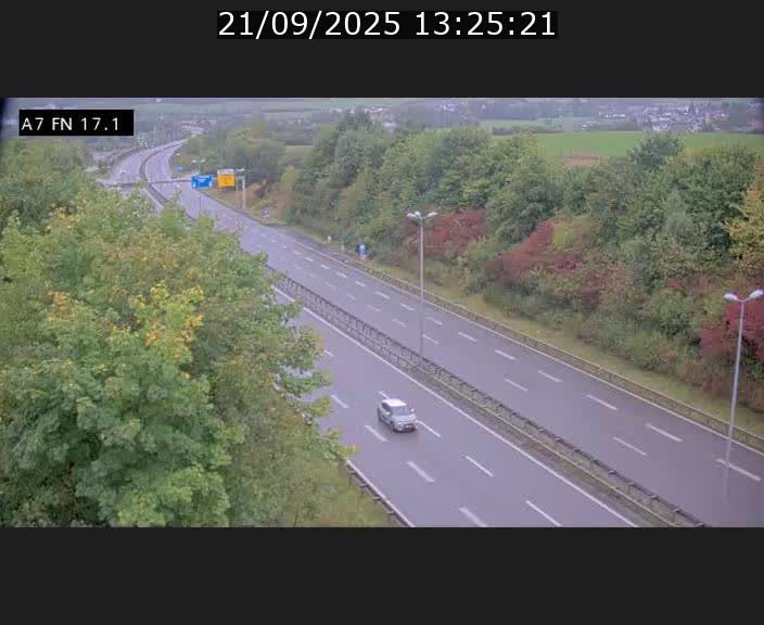 <h2>Caméra trafic Luxembourg - A7, Merscherbierg direction Mersch</h2>