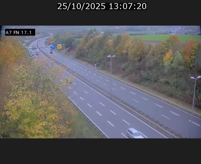 <h2>Caméra trafic Luxembourg - A7, Merscherbierg direction Mersch</h2>