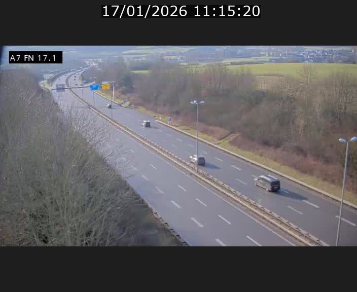 Caméra trafic Luxembourg - A7, Merscherbierg direction Mersch