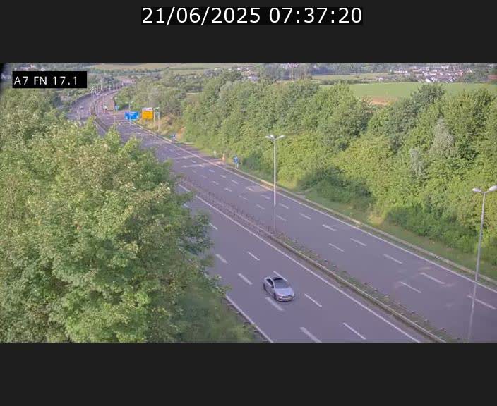 <h2>Caméra trafic Luxembourg - A7, Merscherbierg direction Mersch</h2>