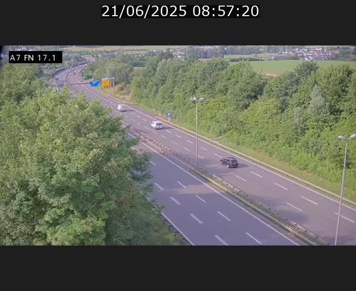 <h2>Caméra trafic Luxembourg - A7, Merscherbierg direction Mersch</h2>