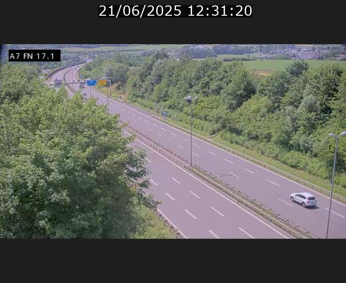 <h2>Caméra trafic Luxembourg - A7, Merscherbierg direction Mersch</h2>