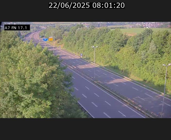 <h2>Caméra trafic Luxembourg - A7, Merscherbierg direction Mersch</h2>