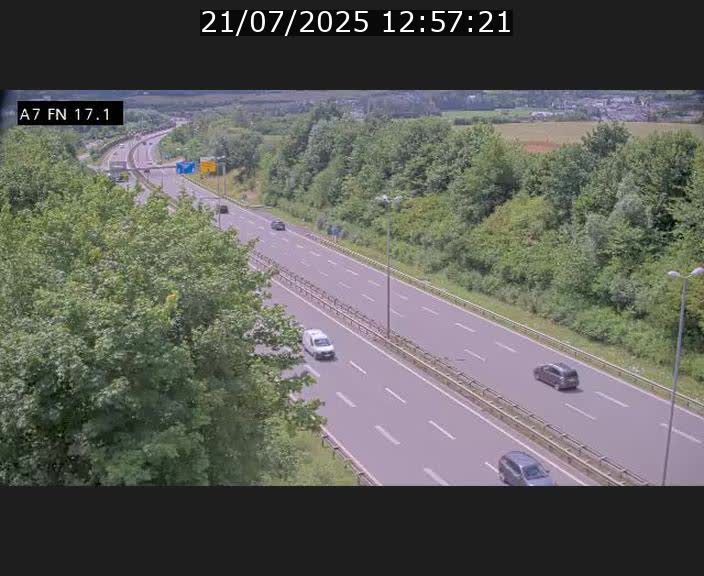 <h2>Caméra trafic Luxembourg - A7, Merscherbierg direction Mersch</h2>