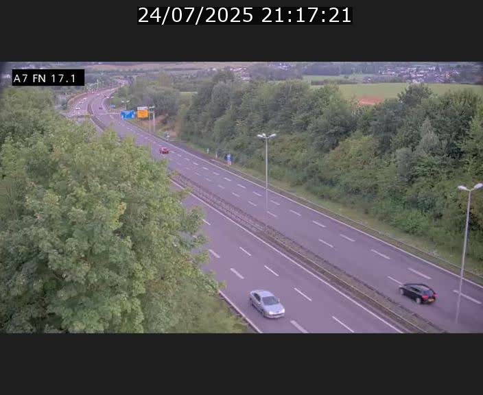 <h2>Caméra trafic Luxembourg - A7, Merscherbierg direction Mersch</h2>