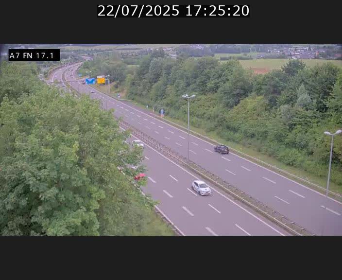 <h2>Caméra trafic Luxembourg - A7, Merscherbierg direction Mersch</h2>