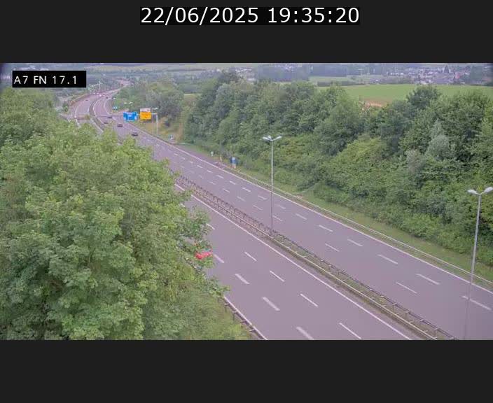 <h2>Caméra trafic Luxembourg - A7, Merscherbierg direction Mersch</h2>