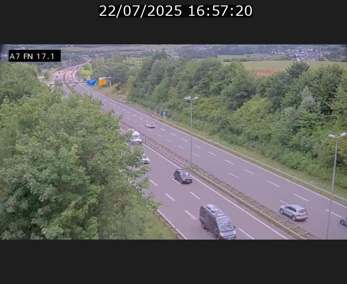 <h2>Caméra trafic Luxembourg - A7, Merscherbierg direction Mersch</h2>