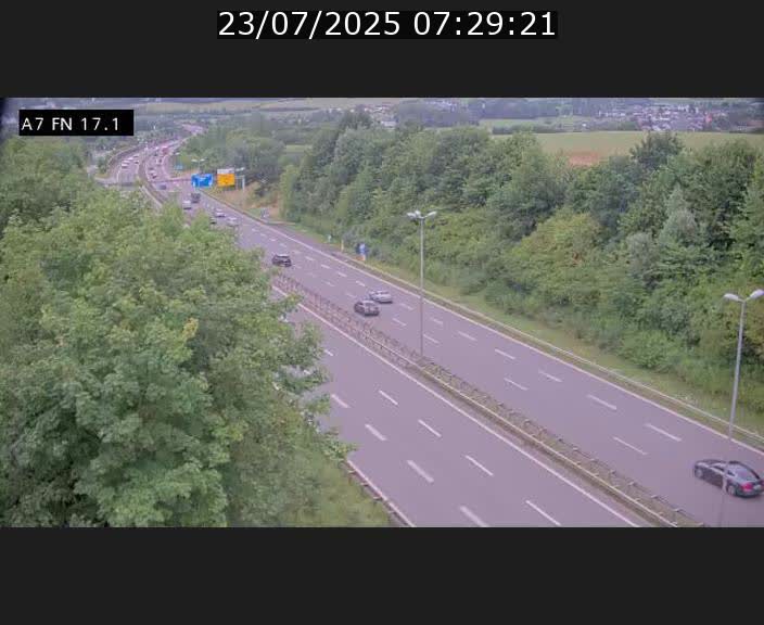 <h2>Caméra trafic Luxembourg - A7, Merscherbierg direction Mersch</h2>