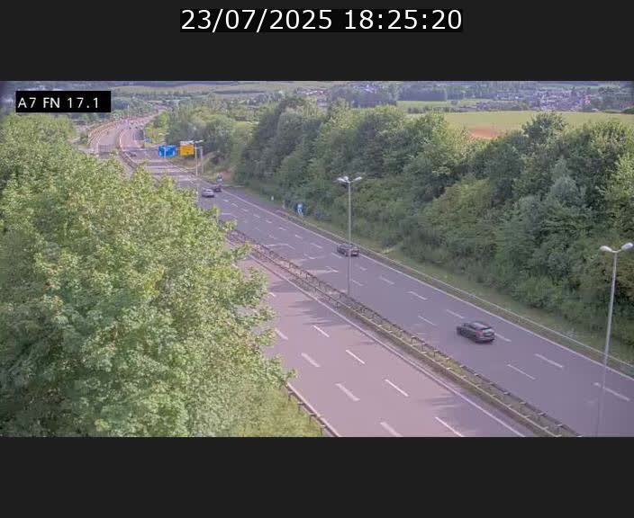 <h2>Caméra trafic Luxembourg - A7, Merscherbierg direction Mersch</h2>
