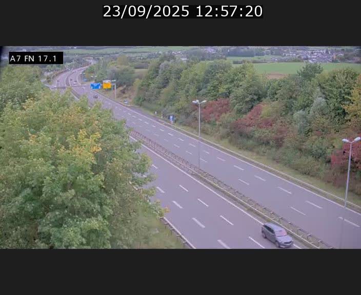 <h2>Caméra trafic Luxembourg - A7, Merscherbierg direction Mersch</h2>