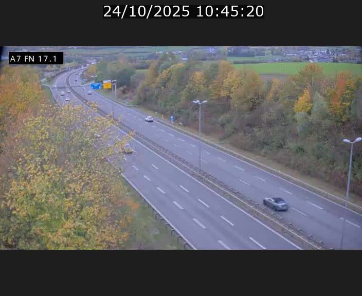 <h2>Caméra trafic Luxembourg - A7, Merscherbierg direction Mersch</h2>