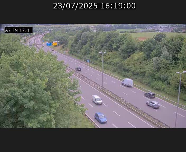 <h2>Caméra trafic Luxembourg - A7, Merscherbierg direction Mersch</h2>